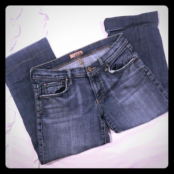 See thru souls size 29 cropped jeans EUC - Picture 1 of 5